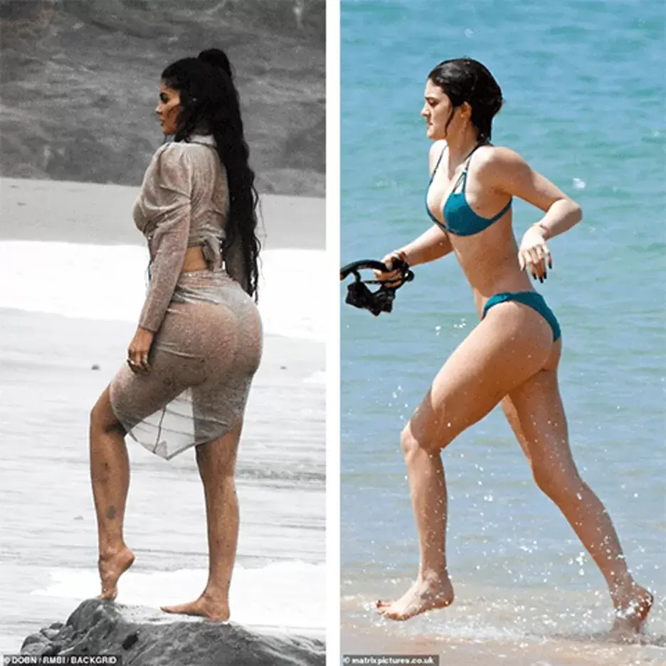 Kylie jenner fake butt